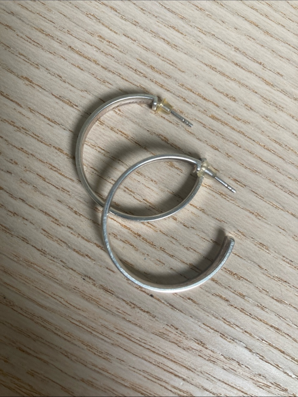 Mejuri Sterling Silver Hoop Earrings